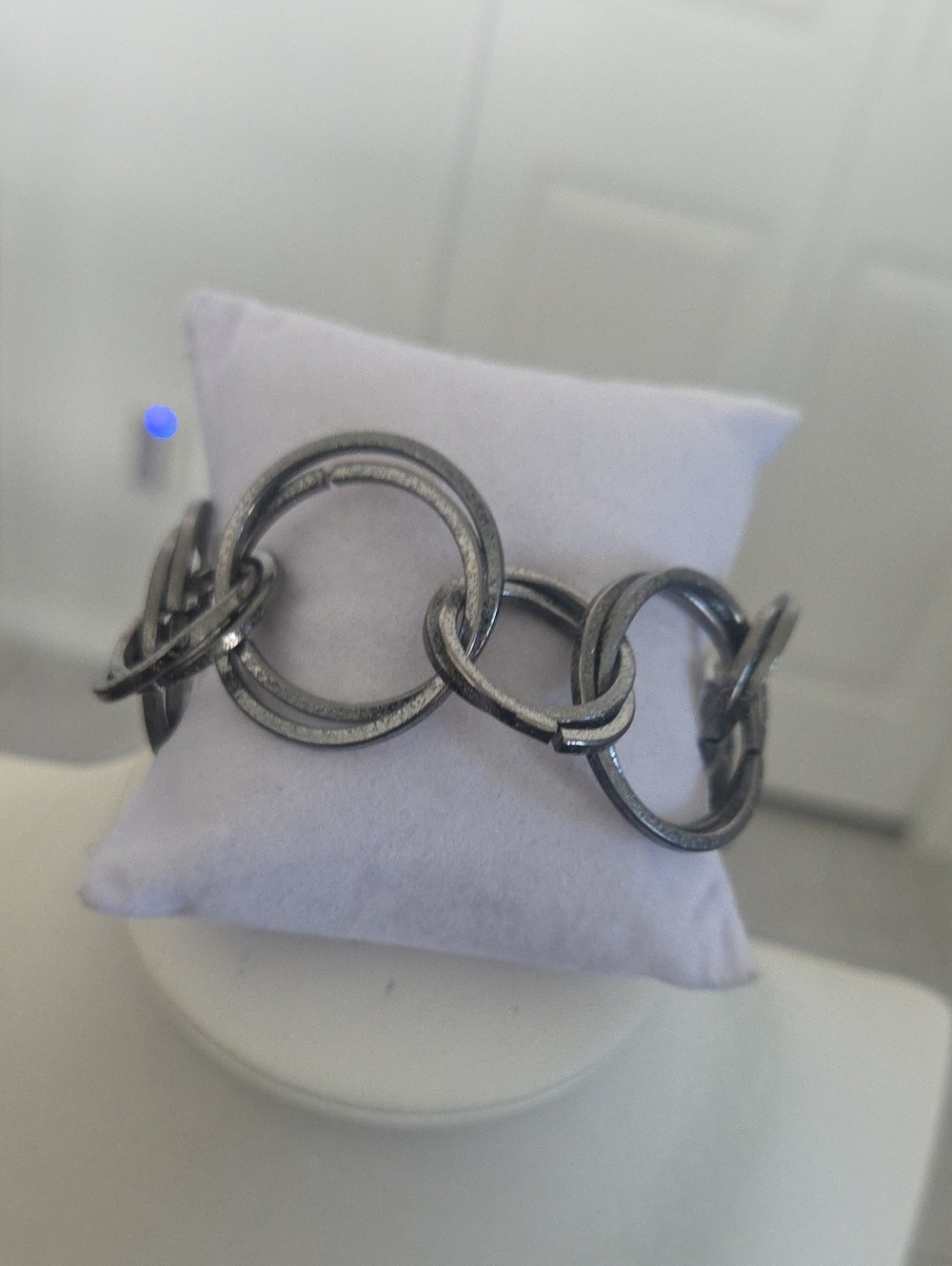 Paparazzi Gun Metal Ring Bracelet NWT